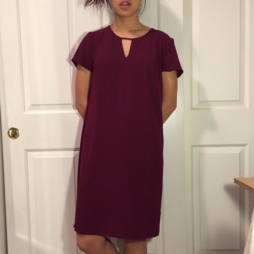 Maroon Dress
